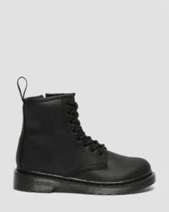 Botas 1460 Serena para niños de piel con forro sintético in Negro