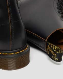 Botas 1460 Vintage de piel Quilon in Negro