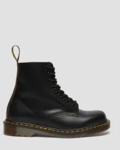 Botas 1460 Vintage de piel Quilon in Negro