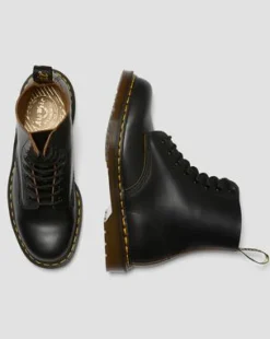 Botas 1460 Vintage de piel Quilon in Negro