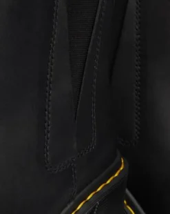 Botines Chelsea de tacón ancho Spence en piel in Negro