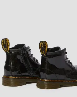 Botines 1460 de charol para bebé in Negro