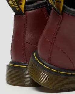 Botines 1460 de piel Softy T para bebé in Rojo Cereza