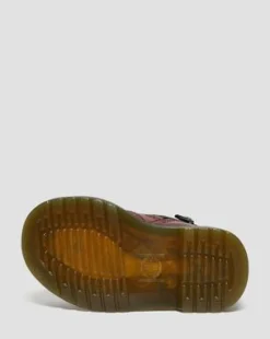 Botines 1460 de piel Softy T para bebé in Rojo Cereza