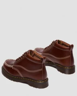 Botines Lowell Chukka Moc Toe de piel in Marrón