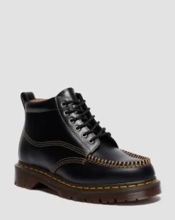 Botines Lowell Chukka Moc Toe de piel in Negro