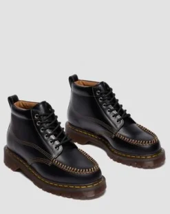 Botines Lowell Chukka Moc Toe de piel in Negro