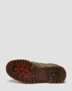 Botines Lowell Chukka Moc Toe de piel Nubuck in Verde Oliva