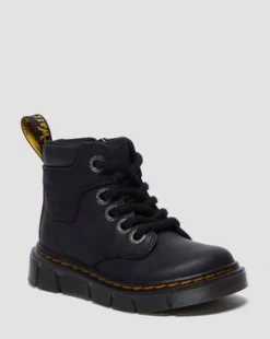 Botines Raffe de piel con tira para niños