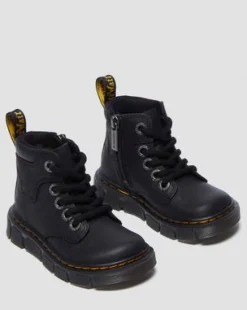 Botines Raffe de piel con tira para niños
