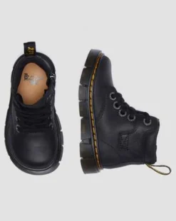 Botines Raffe de piel con tira para niños