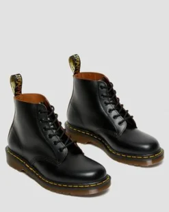 Botines 101 Vintage de piel Quilon in Negro