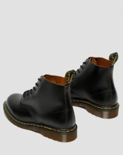 Botines 101 Vintage de piel Quilon in Negro