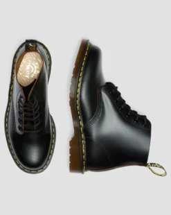 Botines 101 Vintage de piel Quilon in Negro