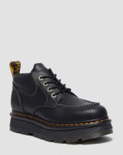 Botines Zebzag piel de 4 ojales&nbsp;Botines Zebzag piel de 4 ojales&nbsp; in Negro