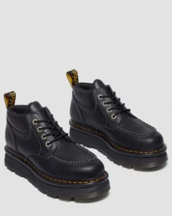 Botines Zebzag piel de 4 ojales&nbsp;Botines Zebzag piel de 4 ojales&nbsp; in Negro