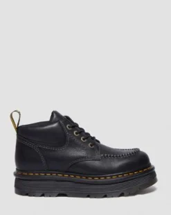 Botines Zebzag piel de 4 ojales&nbsp;Botines Zebzag piel de 4 ojales&nbsp; in Negro