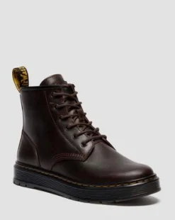 Botín Chukka Brookline de piel Crazy Horse in Marrón Oscuro