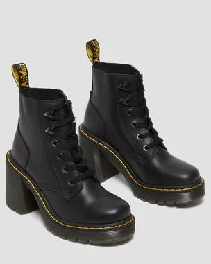 Botínes con tacón Jesy de piel Sendal en negro in Negro