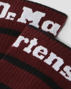 Calcetines Athletic con logo de mezcla de algodón ecológico in Negro