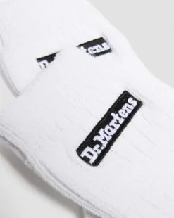 Calcetines cortos Athletic con logo de mezcla de algodón ecológico in Blanco