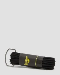 Cordones redondos de 240 cm (18-20 ojales) in Negro