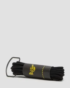 Cordones redondos de 210 cm (12-14 ojales) in Negro