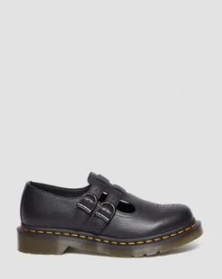Merceditas 8065 de piel Virginia in Negro