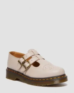 Merceditas 8065 de piel Virginia in Vintage Taupe