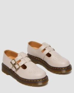 Merceditas 8065 de piel Virginia in Vintage Taupe