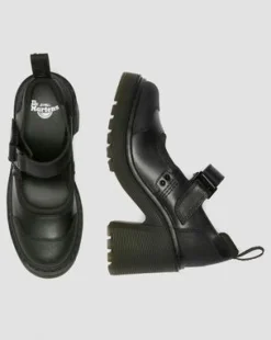 Merceditas De Tacón Eviee Tech Strap in Negro