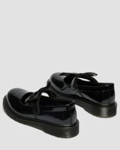 Merceditas Maccy II para joven de charol&nbsp; in Negro