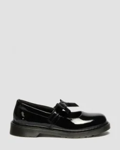 Merceditas Maccy II para joven de charol&nbsp; in Negro