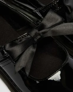 Merceditas Maccy II para joven de charol&nbsp; in Negro