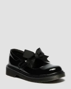 Merceditas Maccy II para junior de charol in Negro