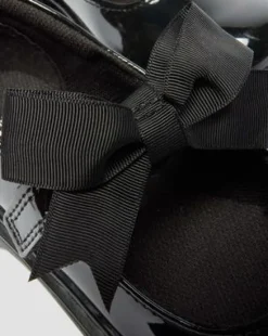 Merceditas Maccy II para junior de charol in Negro