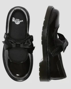 Merceditas Maccy II para junior de charol in Negro