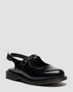 Merceditas Madeline de piel Smooth&nbsp; in Negro