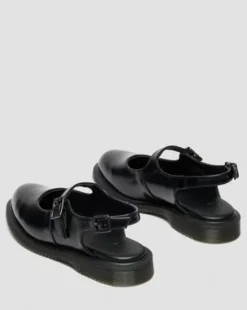 Merceditas Madeline de piel Smooth&nbsp; in Negro