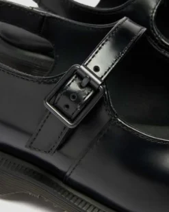 Merceditas Madeline de piel Smooth&nbsp; in Negro