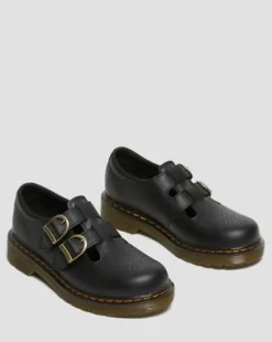 Merceditas 8065 para junior de piel Softy T in Negro
