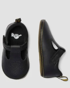 MERCEDITAS POLLEY DE PIEL REVESTIDA DE PU PARA BEBÉ in Negro