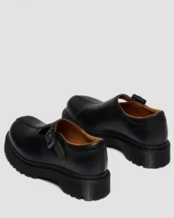 Merceditas Rejena de piel Old Harness in Negro