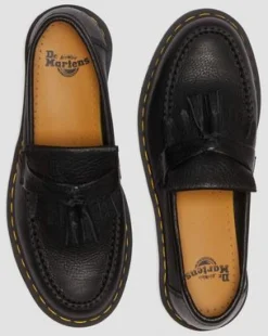 Mocasines Adrian de piel Ambassador con borla in Negro