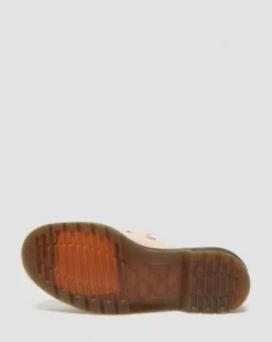 Mocasines Adrian de piel Nubuck con borla in Rosa Polvo