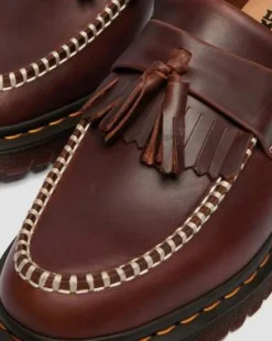 Mocasines Adrian de piel Orleans con borlas in Marrón