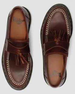 Mocasines Adrian de piel Orleans con borlas in Marrón