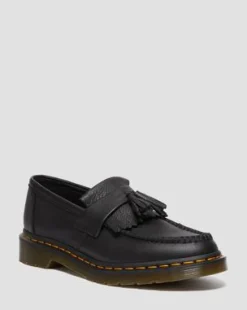 Mocasines Adrian en piel Virginia con borla in Negro