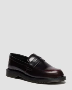 Mocasines Temara de piel Arcadia in Rojo Cereza