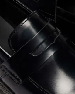 Mocasines Temara de piel Polished Smooth in Negro